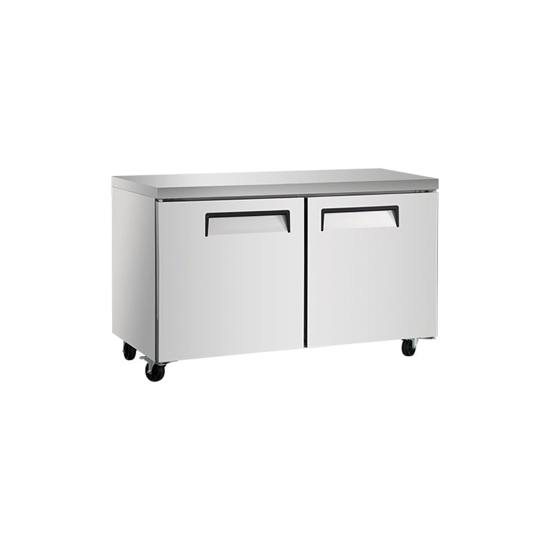 1523mm 2 Solid Door Undercounter Refrigerator