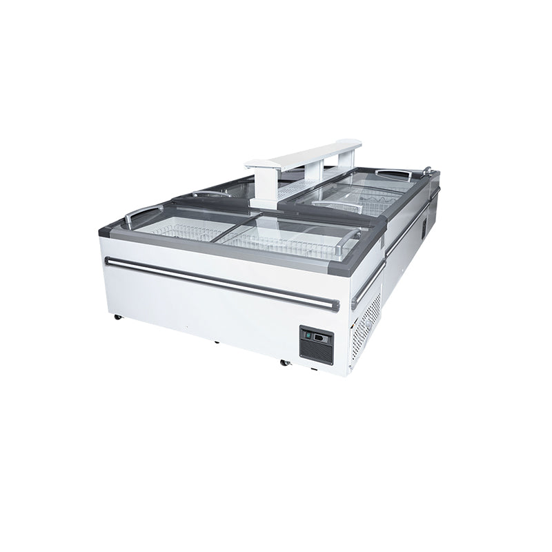 2104mm Suppermarket Auto Defrost Island Freezer