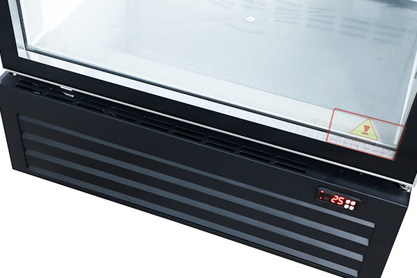 595mm Glass Door Refrigerator Bottom Mounted Chiller