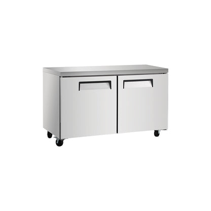 1523mm 2 Solid Door Undercounter Refrigerator