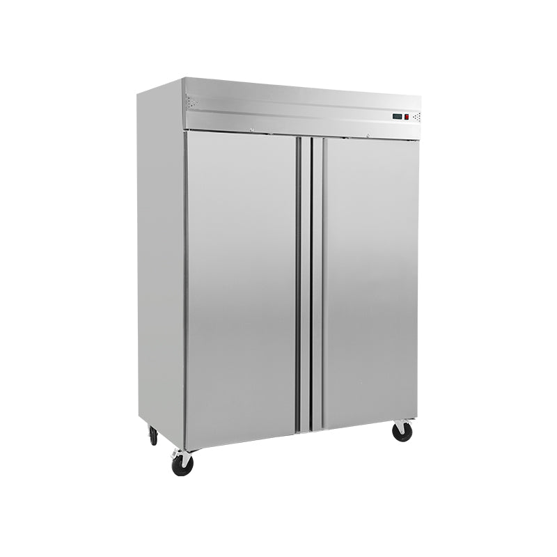 1480mm Stainless Steel Refrigerator 2 Doors Fan Cooling Refrigerator