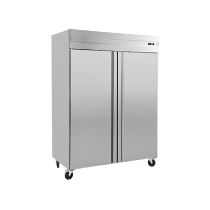 1480mm Stainless Steel Refrigerator 2 Doors Fan Cooling Refrigerator