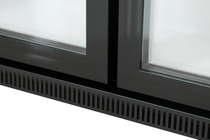 1340mm 3 Door Backbar Cooler