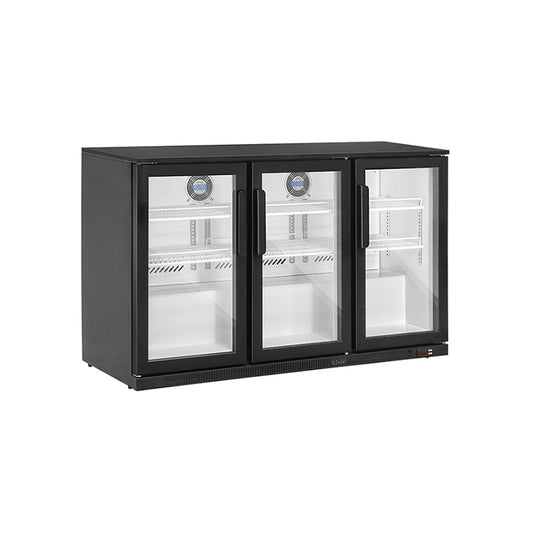1340mm 3 Door Backbar Cooler