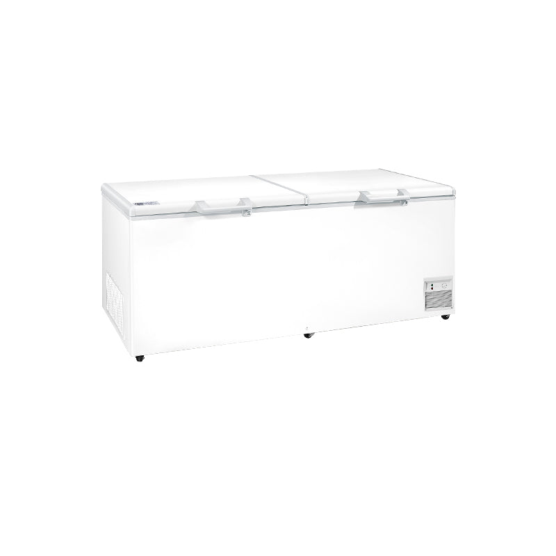 2575mm 2 Solid Door Chest Freezer Large Storage？？