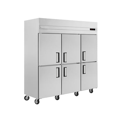 1820mm 6 Door Static Cooling Commercial Refrigerator