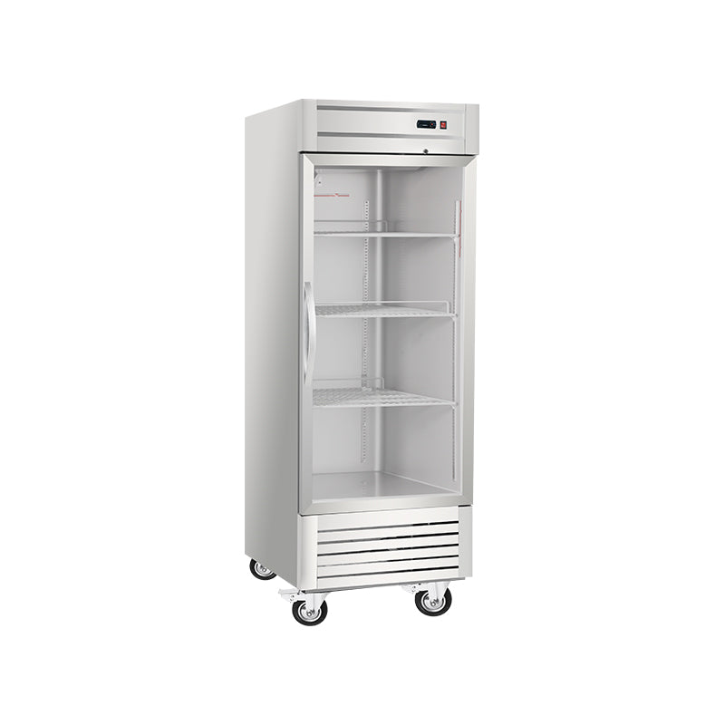 700mm Glass Door Refrigerator Stainless Steel Chiller