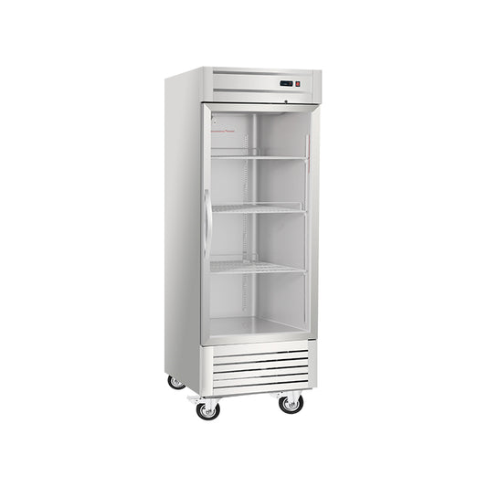 700mm Glass Door Refrigerator Stainless Steel Chiller
