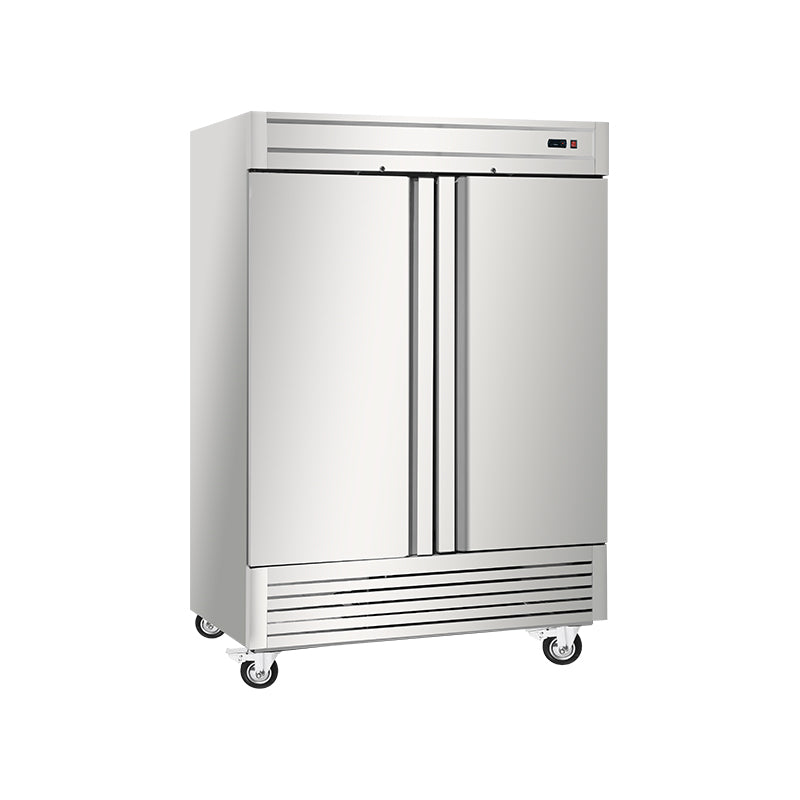 1400mm 2 Solid Door Reach In Refrigerator