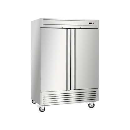 1400mm 2 Solid Door Reach In Refrigerator
