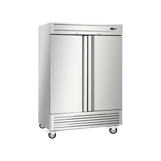 1400mm 2 Solid Door Reach In Refrigerator