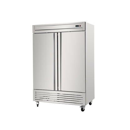 1400mm 2 Solid Door Reach In Refrigerator