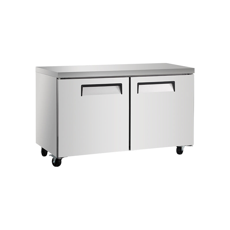 1523mm 2 Solid Door Undercounter Refrigerator