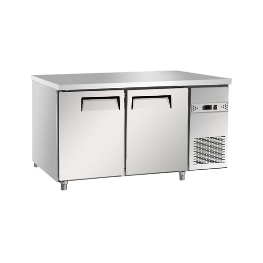1350mm 2 Solid Door Fan Cooling Undercounter Refrigerator