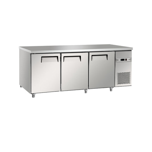 1800mm 3 Solid Door Fan Cooling Undercounter Refrigerator