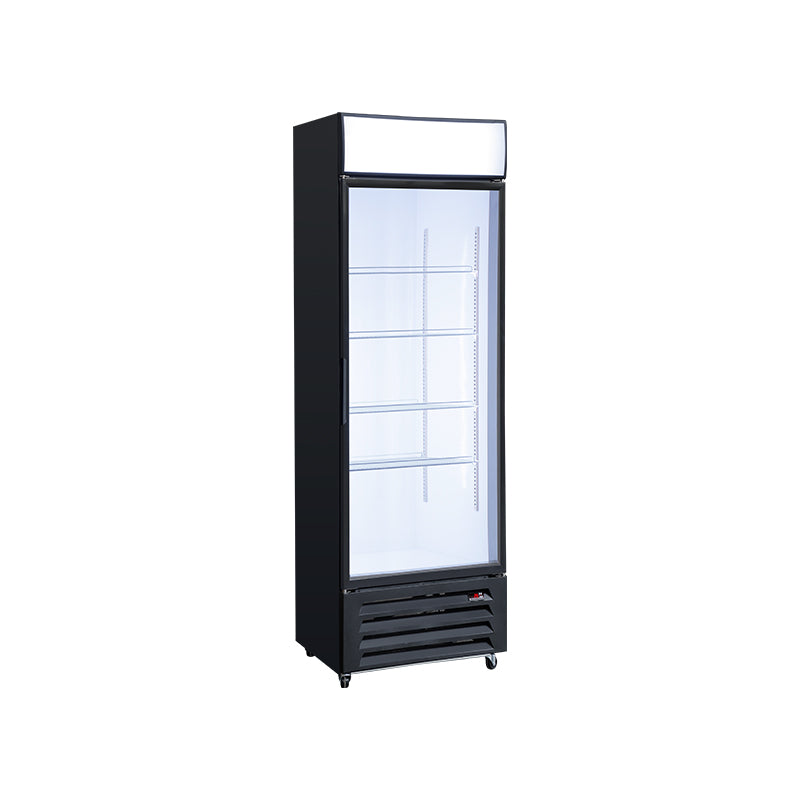 595mm Glass Door Refrigerator Bottom Mounted Chiller