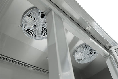 2100mm 3 Solid Door Reach In Refrigerator Freezer