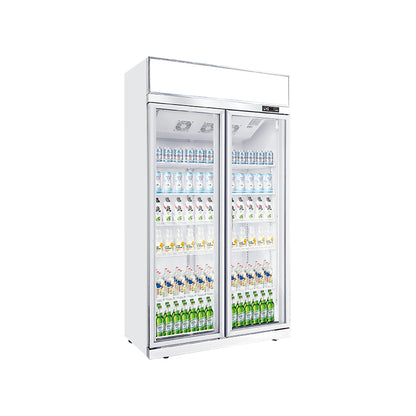 1100mm Glass Door Refrigerator Top Mounted Chiller