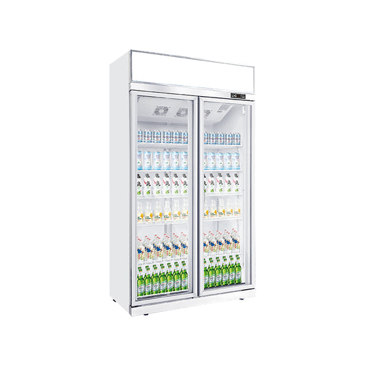 1100mm Glass Door Refrigerator Top Mounted Chiller