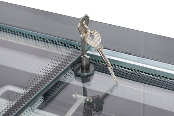 1475mm Suppermarket Curved Glass Door Island Freezer