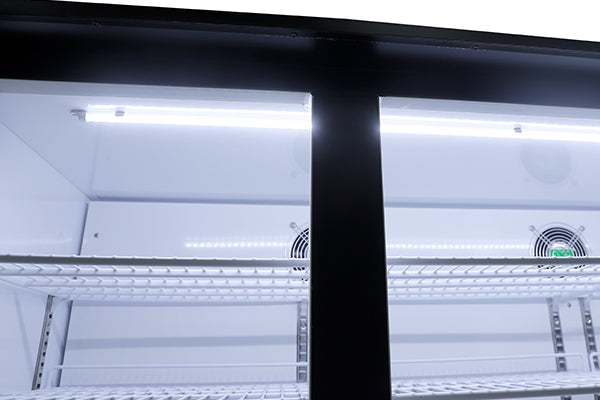 1340mm 3 Door Backbar Cooler